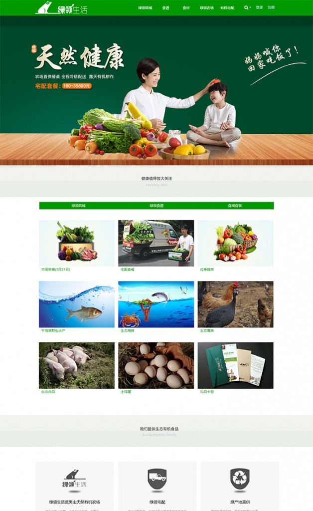【discuz X3.2模板】大气绿色清新DISCUZ企业网站模板