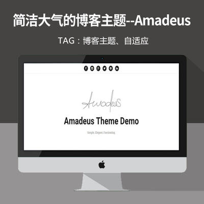 自适应WordPress免费博客主题–Amadeus