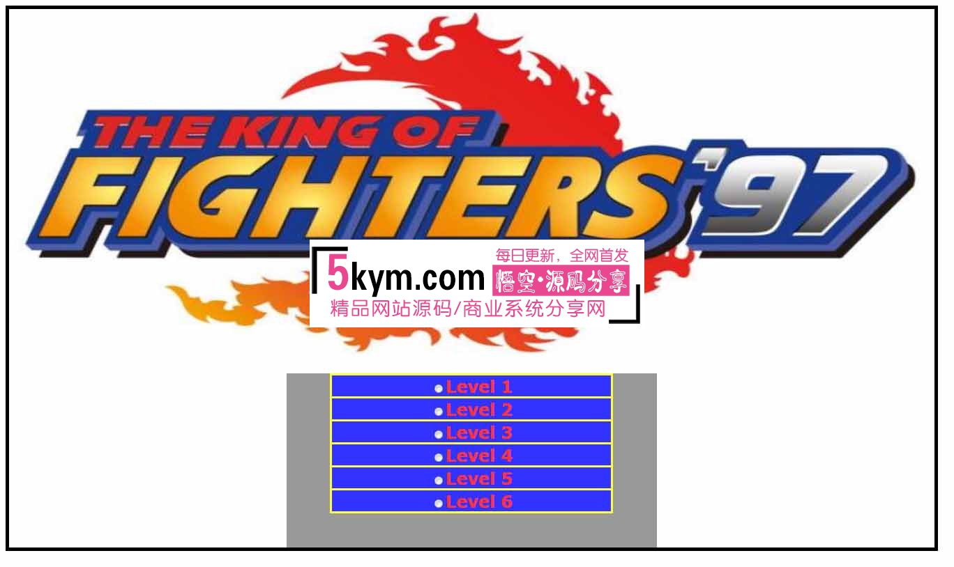 拳皇97，麻宫雅典娜捡金币游戏demo源码 html5网站游戏