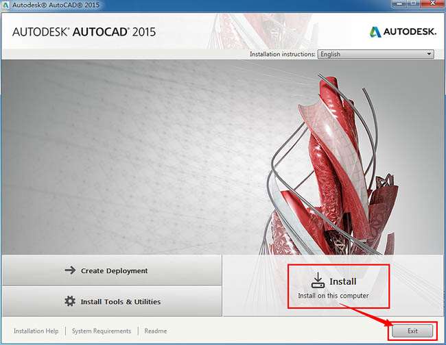 Autocad2015【cad2015】英文(64位)官方破解版免费下载