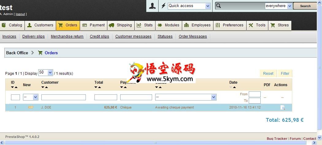 PrestaShop 开源网店系统