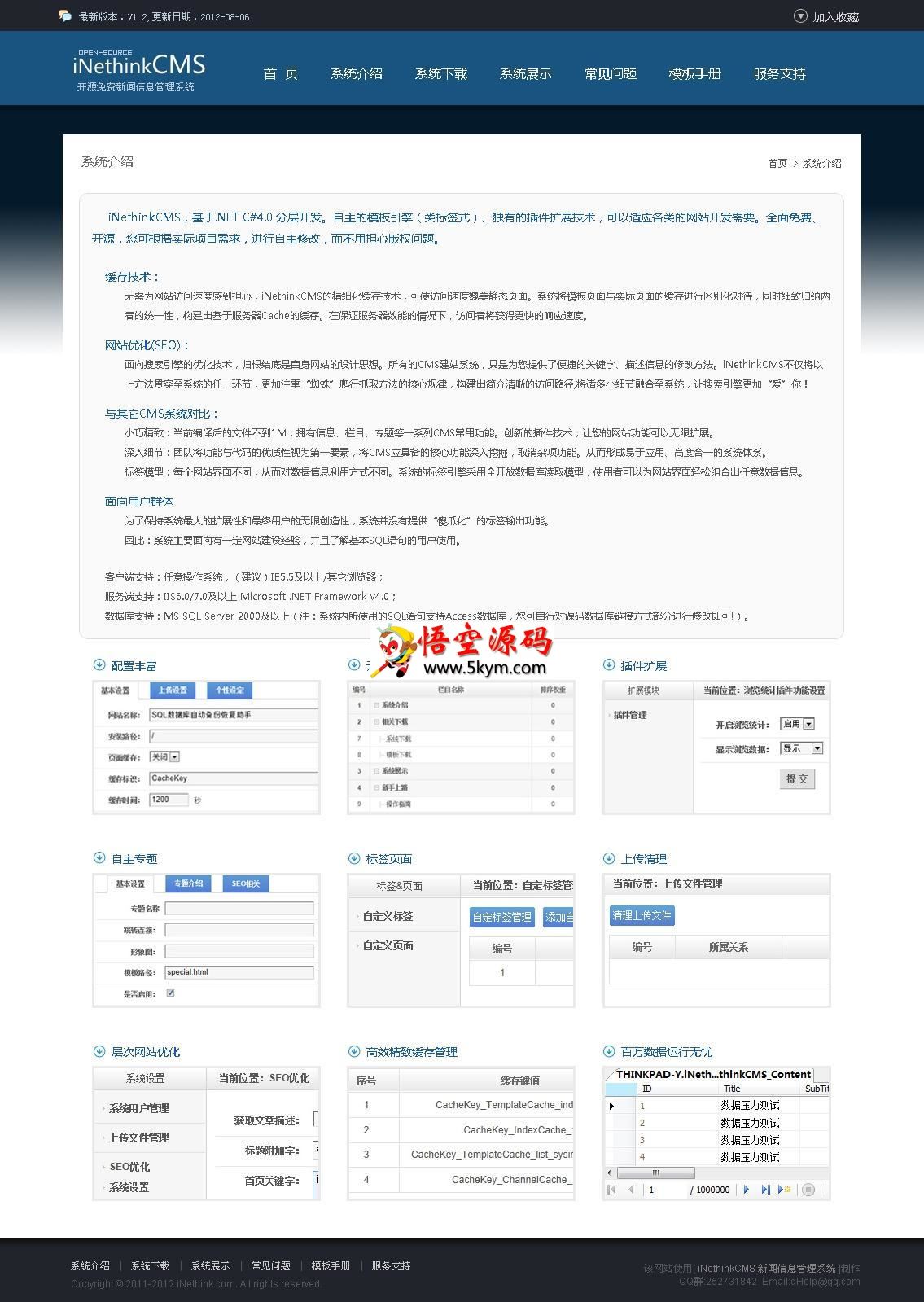 iNethinkCMS网站内容管理系统 源码版