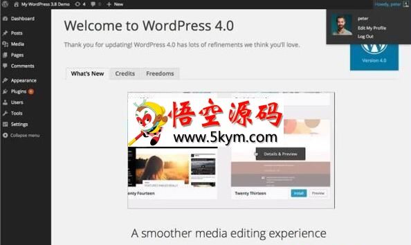 WordPress v5.8 Beta1