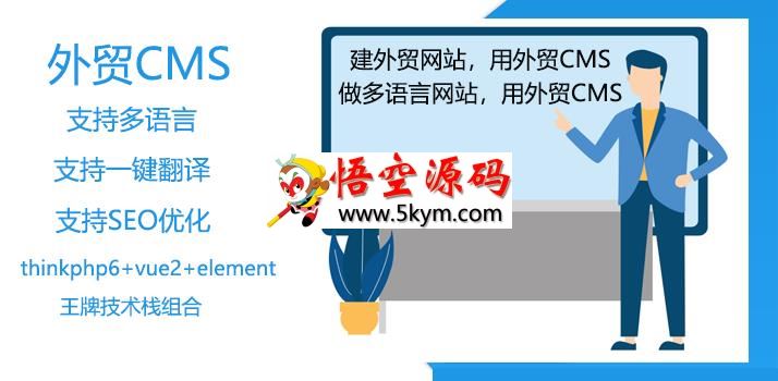 外贸网站多语言CMS