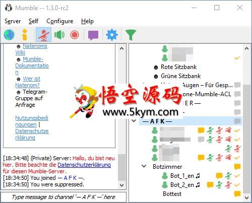 mumble语音聊天程序 v1.4.230