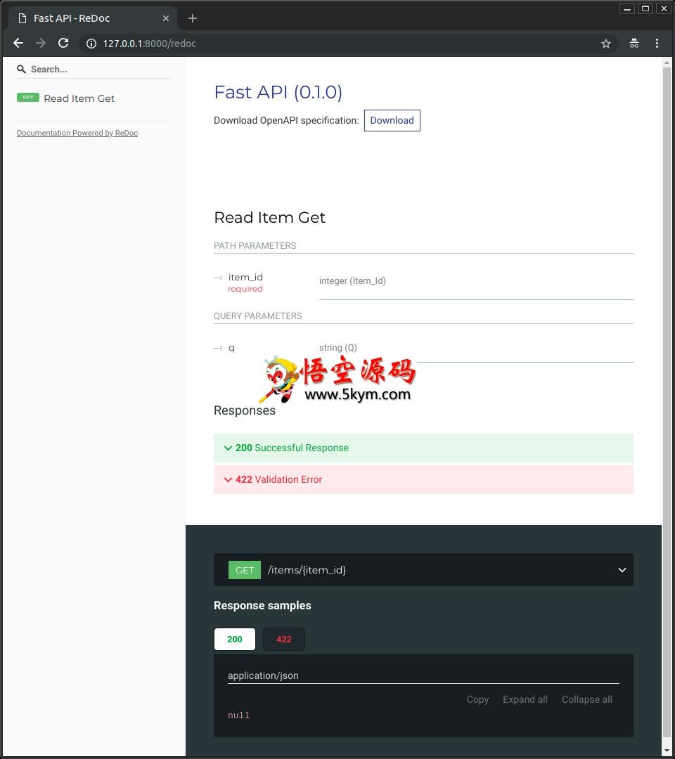 FastAPI高性能Web框架