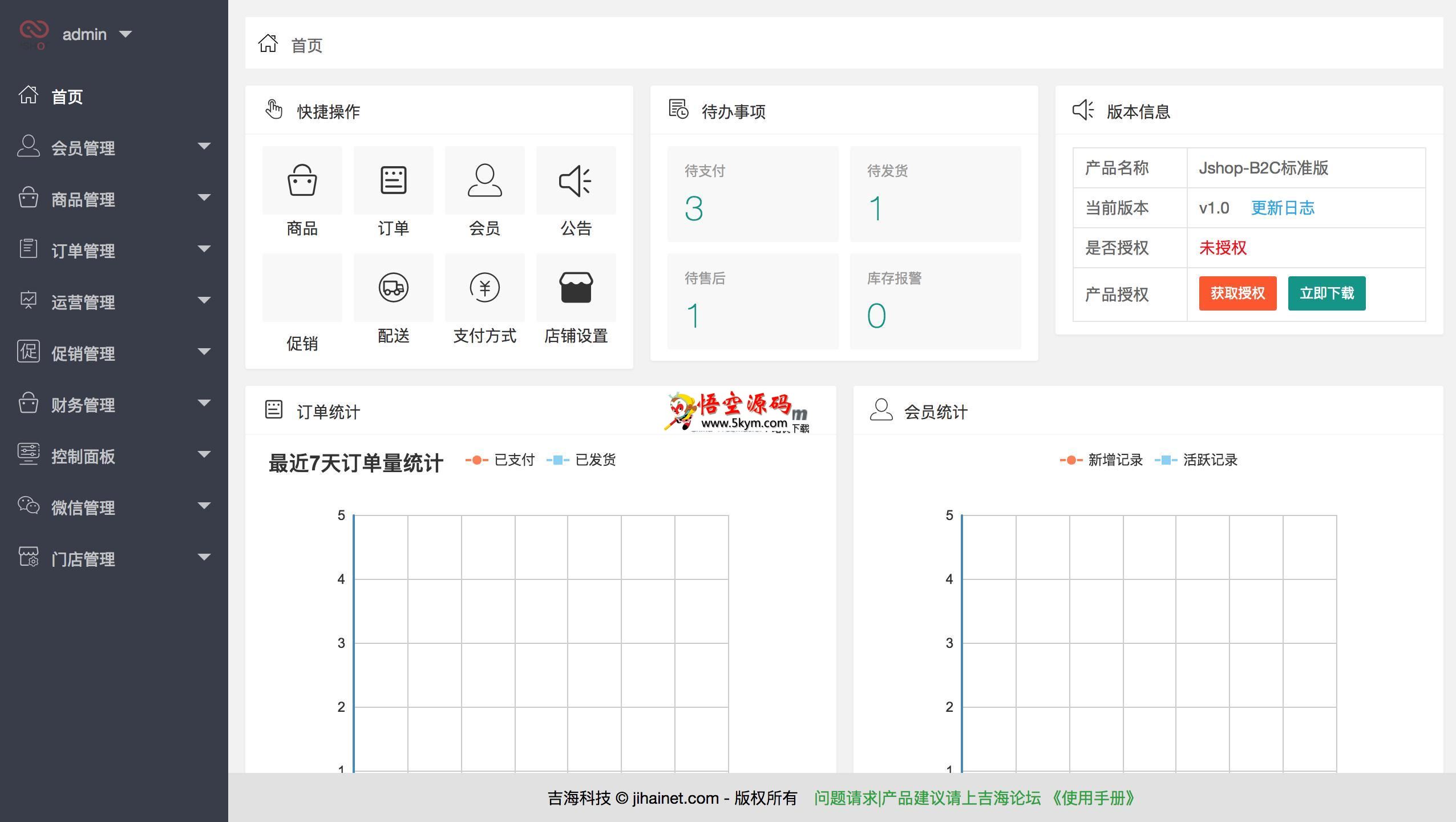 Jshop小程序商城